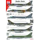 Cta Models 054 1/72 Decal Hawker Hunter Raf, Faa, Swiss, Sweden, 6 Markings