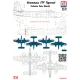 Cta Models 056 1/72 Decal Supermarine Seafire Faa, Aeronavale, 6 Markings