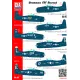 Cta Models 058 1/72 Decal Grumman F8f Bearcat All Types Of This Aircraft, Usn