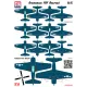 Cta Models 058 1/72 Decal Grumman F8f Bearcat All Types Of This Aircraft, Usn