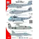 Cta Models 074 1/72 Decal Cvw-5 During Desert Storm Ea-6b 1 E-2c 1 Sh-3h 1 A-6e 2 F/A-18a 3