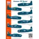 Cta Models 061 1/48 Decal For Grumman F8f Bearcat Usn 8 Markings
