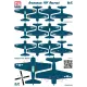 Cta Models 061 1/48 Decal For Grumman F8f Bearcat Usn 8 Markings