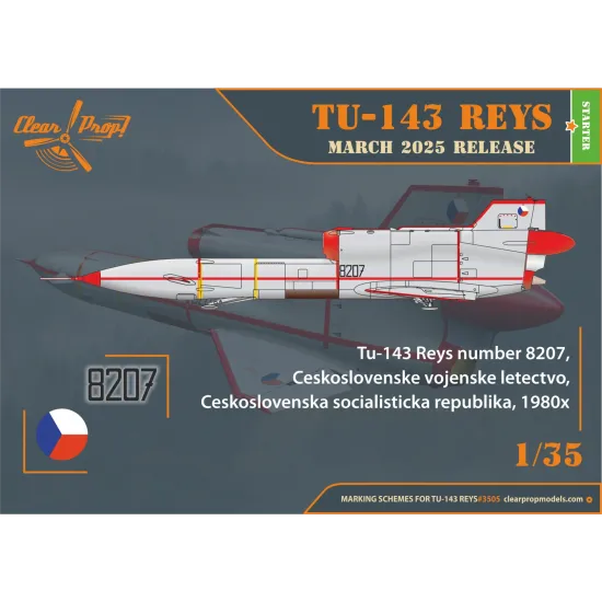 Clear Prop 3505 1/35 Tu-143 Reys Photo Reconnaissance
