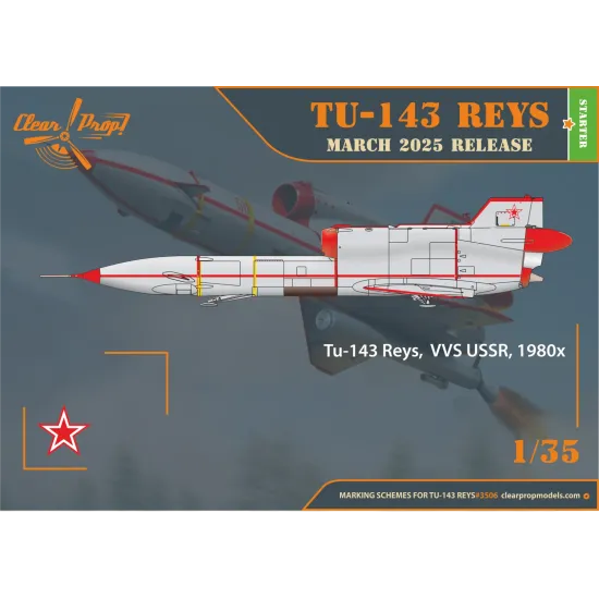 Clear Prop 3506 1/35 Tu-143 Reys Television Reconnaissance
