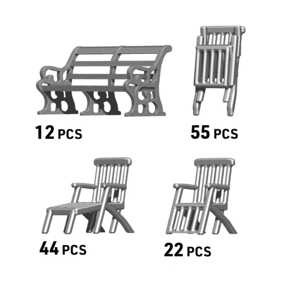 Ion Models Cv200-002 1/200 Titanic Furniture Set 3d Printed Kit