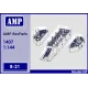 Amp 1407 1/144 Bomb Bay And Chassis Niches For B-21, Resin Parts