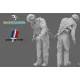 Black Snake Fr-04 1/35 French Soldier Artilleryman Resin Figure Kit
