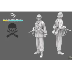 Black Snake Waffen-03 1/35 German Waffen Soldier Resin Figure Kit