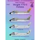 Cat4 D72002 1/72 Decal For Vought F7u-3 Cutlass Us Navy
