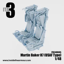 Inside The Armor Ita348045 1/48 Martin Baker H7 Seats For Usn Phantoms 2x Seats