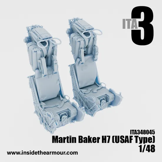 Inside The Armor Ita348045 1/48 Martin Baker H7 Seats For Usn Phantoms 2x Seats