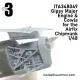Inside The Armor Ita348049 1/48 Gipsy Major Engine And Cowls For Airfix T.10 Chipmunk