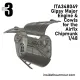 Inside The Armor Ita348049 1/48 Gipsy Major Engine And Cowls For Airfix T.10 Chipmunk