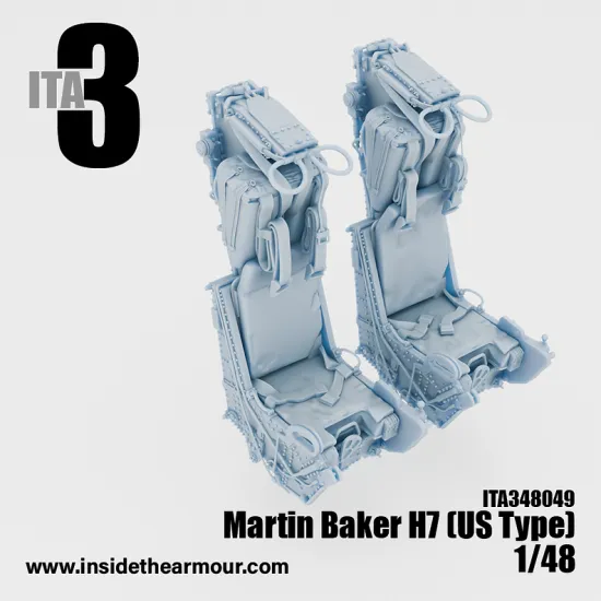 Inside The Armor Ita348069 1/48 Martin Baker H7 Seats For Usn Phantoms 2 Seats