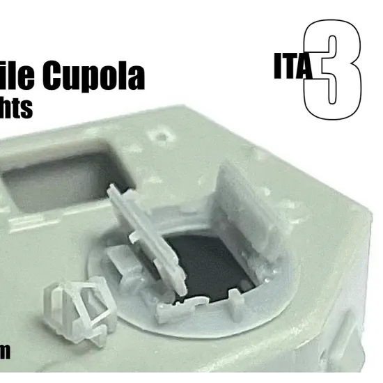 Inside The Armor Ita372026 1/72 Low Profile Cupola For Churchill Cromwell Etc