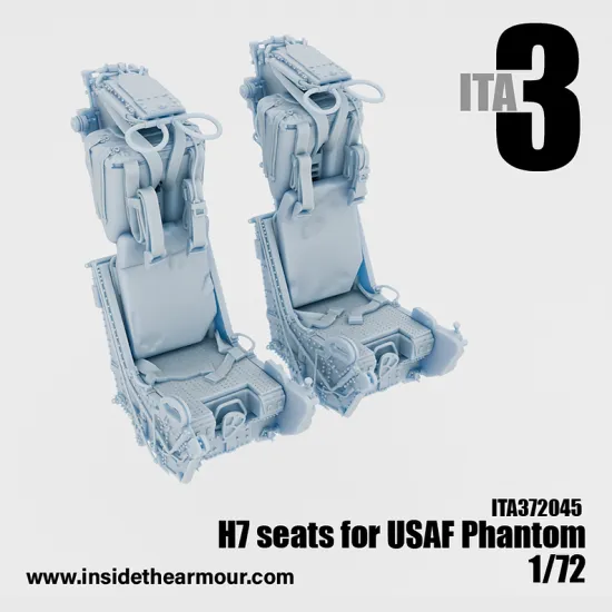 Inside The Armor Ita372045 1/72 Martin Baker H7 Seats For Usaf Phantoms 2 Seats