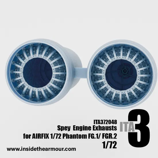 Inside The Armor Ita372048 1/72 Spey Engine Exhausts For Airfix Phantom Fg.1 Or Fgr.2