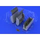 Brassin 1/48 MiG-21 wheel wells, for Eduard kit 1/48 EDUARD 648049