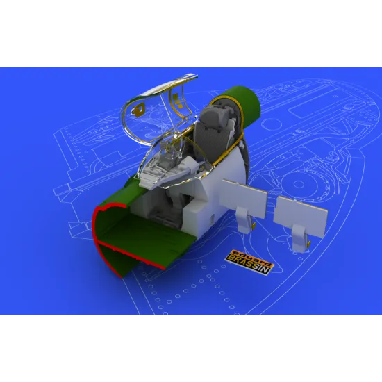Brassin 1/48 MiG-21BIS interior, for Eduard kit 1/48 EDUARD 648050