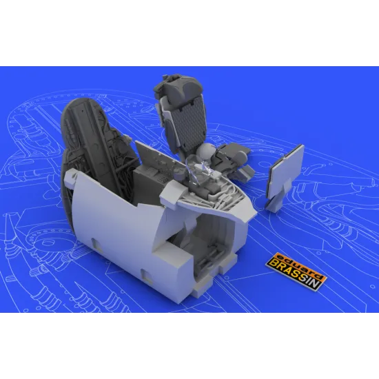 Brassin 1/48 MiG-21BIS interior, for Eduard kit 1/48 EDUARD 648050