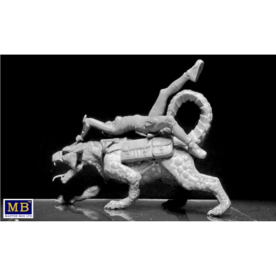 WORLD OF FANTASY GRAGGERON AND HALSEYA PLASTIC MODEL KIT 1/24 MASTER BOX 24007