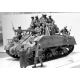 101 LIGHT COMPANY US PARATROOPERS AND BRITISH TANKMAN 1944 1/35 MASTER BOX 35164