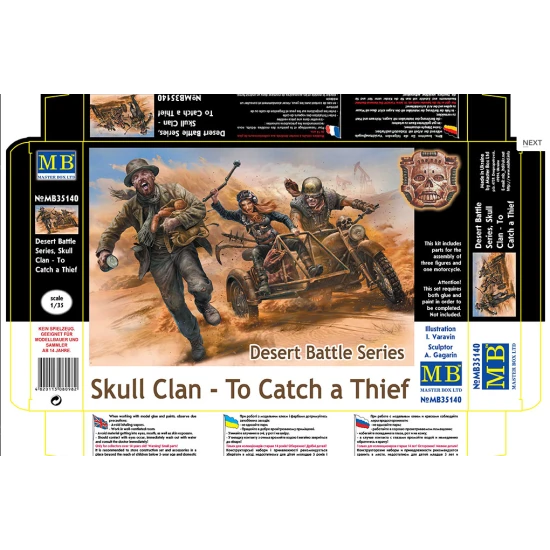 DESERT BATTLE SERIES SKULL CLAN TO CATCH A THIEF 1/35 MASTER BOX 35140