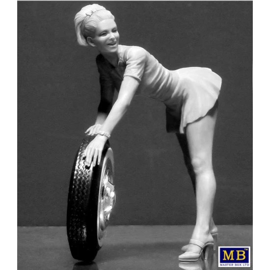 PIN-UP SERIES A SHORT STOP 3 PLASTIC MODEL KIT 1/24 MASTER BOX 24017