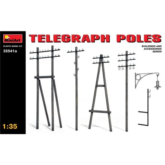 TELEGRAPH POLES 1/35 MINIART 35541A TELEGRAPH POLES 1/35 MINIART 35541A