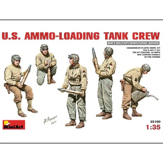 U.S. AMMO-LOADING TANK CREW 1/35 MINIART 35190