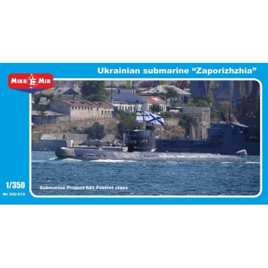 Zaporizhzhia Ukrainian Submarine, Project 641 Foxtrot Class 1/350 Micro-mir 350-019