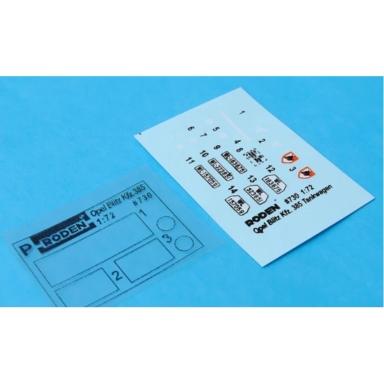 OPEL BLITZ KFZ.385 TANKWAGEN 1/72 RODEN 730