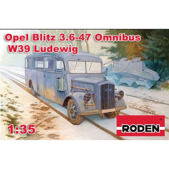 OPEL BLITZ 3.6 - 47 OMNIBUS W39 LUDEWIG (ESSEN) 1/35 RODEN 807