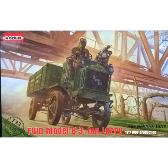 FWD MODEL B 3 TON LORRY TRUCK 1/72 RODEN 733
