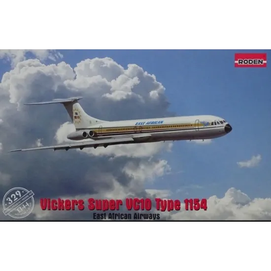 VICKERS VC-10 SUPER TYPE 1154 1/144 RODEN 329