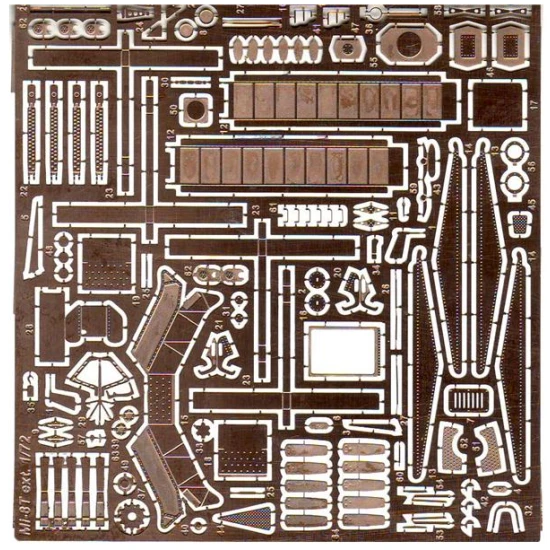 MI-8T EXTERIOR SET (FOR ZVEZDA KIT), PE SET 1/72 ACE PE7250