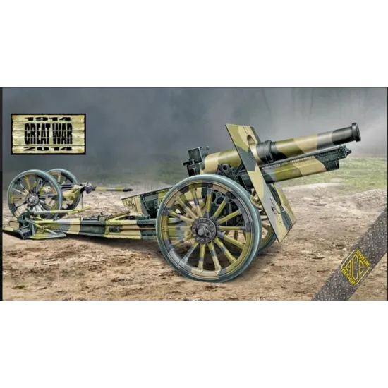 Us Stock Cannon De 155 C M.1918 Wooden Wheels 1/72 Ace 72544
