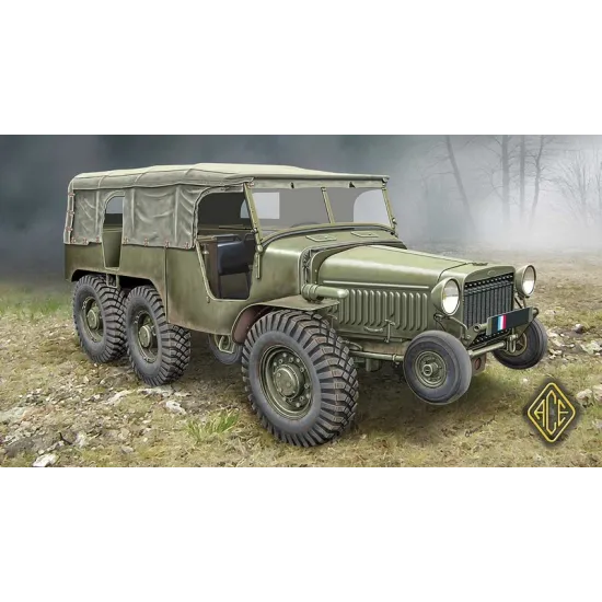 W-15T FRENCH WWII 6X6 ARTILLERY TRACTOR 1/72 ACE 72536 W-15T FRENCH WWII 6X6 ARTILLERY TRACTOR 1/72 ACE 72536