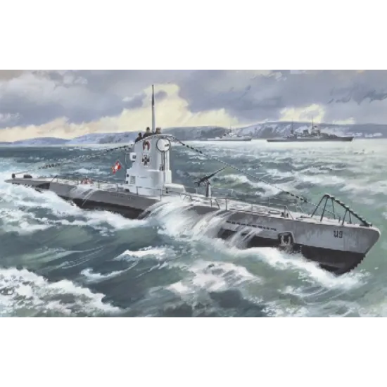 GERMAN SUBMARINE TYPE IIB (1939) 1/144 ICM S009
