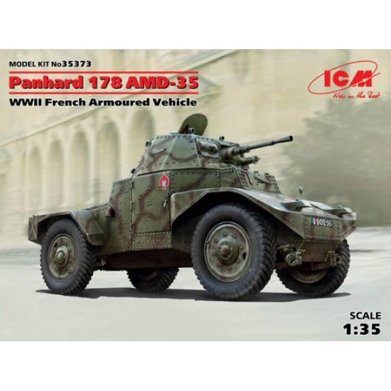 FRENCH ARMORED VEHICLE PANHARD 178 AMD-35 1/35 ICM 35373 FRENCH ARMORED VEHICLE PANHARD 178 AMD-35 1/35 ICM 35373