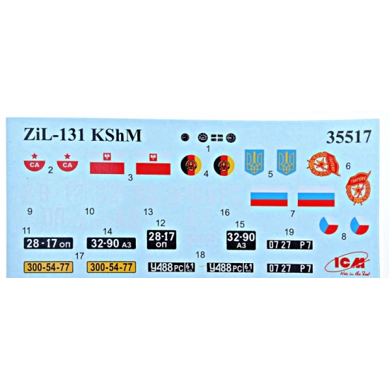THE SOVIET ARMY VEHICLE ZIL-131 1/35 ICM 35517