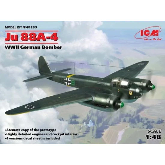 GERMAN BOMBER JU 88A-4 1/35 ICM 48233