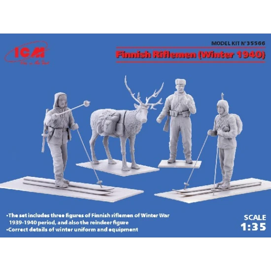 FINNISH INFANTRY (WINTER, 1940) 1/35 ICM 35566