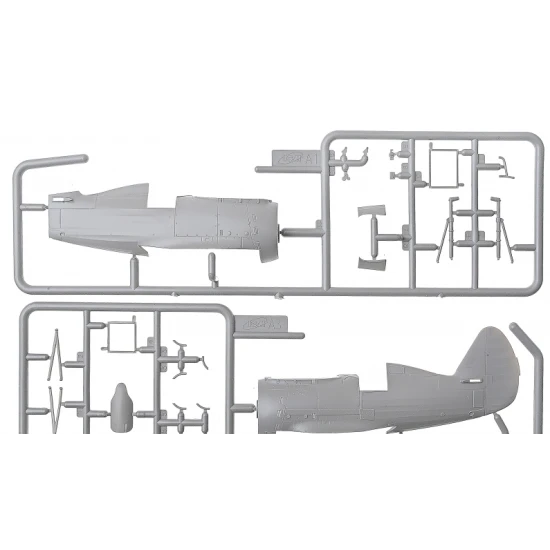 SOVIET FIGHTER BIPLANE POLIKARPOV I-153 CHAIKA, CF II (WINTER VERSION) 1/48 ICM 48096