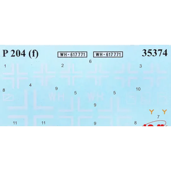 GERMAN ARMORED PANZERSPAHWAGEN P204 (F), II WW 1/35 ICM 35374