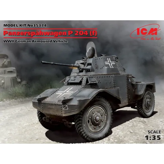 GERMAN ARMORED PANZERSPAHWAGEN P204 (F), II WW 1/35 ICM 35374
