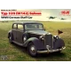 GERMAN STAFF CAR TYP 320 (W142) SEDAN, II WW 1/35 ICM 35537