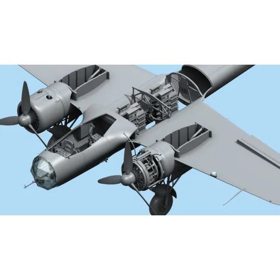 GERMAN BOMBER DO 17 Z-2 1/48 ICM 48244