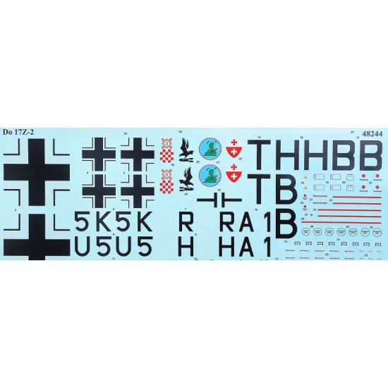 GERMAN BOMBER DO 17 Z-2 1/48 ICM 48244